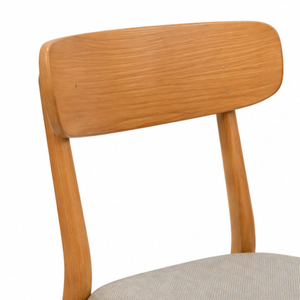 ARTERRA Luxury Japandi Round Dining <b>Table</b> Set Modern Wooden <b>Table</b> Cushioned Chairs for Apartment - Product Image 3
