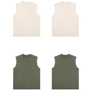 Stylish Fashionable Casual Men Tank Tops 100% Cotton Washed Polyester/Cotton Breathable Low Price High Quality OEM Custom - Product Image 4