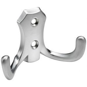 Durable aluminum wall <b>hooks</b> created for convenient hanging storage and organized placement of household essentials - Product Image 1