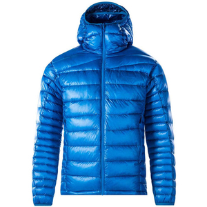 Custom Design Quilted Puffer <b>Jacket</b> <b>Warm</b> Hooded Stand Collar Front Winter Men's Windproof Thick Casual Streetwear - Product Image 4