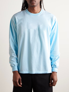 T-shirt à manches longues pour hommes, style urbain, respirant, antibactérien, séchage rapide, en nylon et coton, protection solaire - Product Image 3