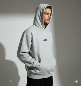 Sudadera con capucha de algodón para hombre con cremallera, estilo desgastado y bordado, de Ranzia Industry Factory, venta al por mayor, fabricante - Product Image 3