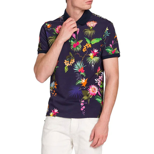 Camisas de Hombre, Corte Slim Fit, Tejidas con Impresión Digital, 100% Poliéster, Estilo Urbano, Transpirables, Manga Corta, Fabricantes Profesionales - Product Image 1