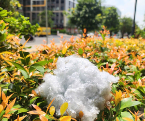 Fibra Discontinua Hueca Conjugada HCS de 7Dx64mm y 32mm, 100% Poliéster, Antiestática, Reciclable, para Relleno y Hilado en Materiales No Tejidos - Product Image 3