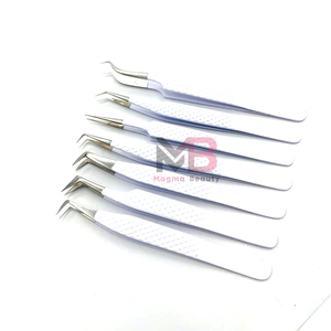 แหนบต่อขนตาคุณภาพดีที่สุดสำหรับขายส่ง OEM สีตามสั่ง แหนบสแตนเลสสำหรับขนตา - Product Image 2