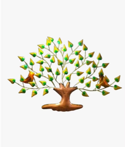 Decoración de Pared Metálica, Arte Decorativo de Árbol Hecho a Mano, Decoración de Pared de Hierro para el Hogar, Sala de Estar y Oficina, Diseño Elegante Inspirado en la Naturaleza - Product Image 1