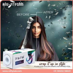 แผ่นฟอยล์อะลูมิเนียมคุณภาพสูงแบบป๊อปอัพสำหรับทำสีผมและไฮไลท์ - Product Image 1