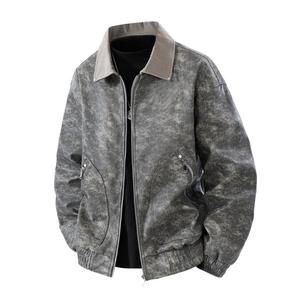 Chaqueta Bomber Estilo Americano con Jacquard para Hombre, Primavera-Otoño, Alta Calidad, Combinable con Todo, Holgada, Talla Grande, a la Moda - Product Image 1