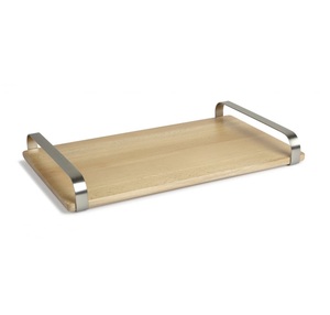 Plateau de service en bois 100% fait main pour la maison et la cuisine, plateau de service pour le thé et le café, prix abordable, plateau de rangement pour aliments et en-cas - Product Image 5