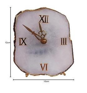 Horloge murale de luxe en résine artisanale, moderne, étanche, surdimensionnée, avec veilleuse, mécanique, pour Pâques, mariage, retraite, Ramadan, maison - Product Image 3