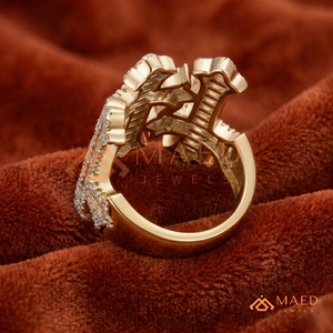 แหวนทอง 18K สำหรับผู้ชาย ประดับเพชรโมอิสซาไนต์ทรงบาแกตต์และทรงกลม แหวนเงินแท้ 925 ดีไซน์ฮิปฮอป ประดับคริสตัลหรูหรา ผลิตโดยผู้ผลิตเครื่องประดับชั้นนำ - Product Image 2