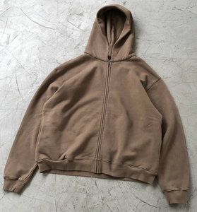 440GSM Heavyweight Printed Spandex Cotton Men's Hoodies Custom Streetwear Pullover <b>Bulk</b> Wholesale OEM ODM - Product Image 4