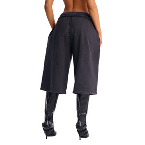 กางเกงขาสั้นผู้หญิงแบบสั่งทำพิเศษ เนื้อผ้าถักทอจากฝ้าย 100% ระบายอากาศได้ดี เป็นมิตรกับสิ่งแวดล้อม แห้งเร็ว พิมพ์ลายซิลค์สกรีน - Product Image 2