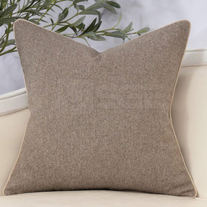 Funda de Almohada Cuadrada Moderna con Costuras Sólidas, Tela para Ropa de Cama, Sofá, Habitación de Invitados y Uso en Hoteles - Product Image 3