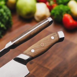Latest Cooking Stainless Steel Professional <b>Kitchen</b> <b>Knife</b> Set,Hand Forge Butcher Cleaver <b>Knives</b> With Resin Handle (Leather Case) - Product Image 6