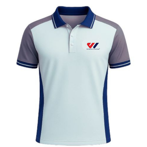 T-shirt décontracté pour homme, uni, tissé, à manches courtes, col chemise, pull-over, avec logo personnalisé, uniforme, été, premium, anti-humidité, ODM - Product Image 5