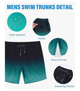 Pantalones Cortos Deportivos Casuales de Verano para Hombre, de Felpa, de Secado Rápido, Antiarrugas, con Dobladillo Dividido, Cintura Elástica Alta, Transpirables, para Yoga - Product Image 3