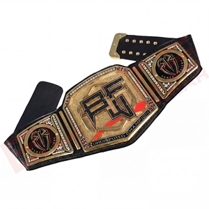 Ceinture de champion indiscuté Roman Reigns, plaquée or, décorée de strass, boucle en plaque, style décontracté, ceinture en cuir - Product Image 5