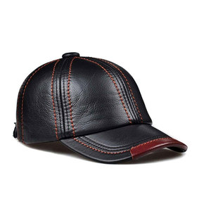 Sombreros de Cuero para Hombre, Sombrero Ligero de Cuero PU, Moda Moderna, Gorro Deportivo para Exteriores, Fabricación OEM, Proveedor Mayorista - Product Image 1