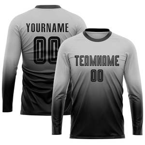 เสื้อฟุตบอลผู้ชายสั่งทำพร้อมโลโก้แบบขายส่ง พิมพ์ลายดิจิทัล ผ้าฝ้าย 100% ระบายอากาศได้ดี แขนสั้น ชุดสำหรับใส่ฤดูร้อนและฤดูหนาว - Product Image 4