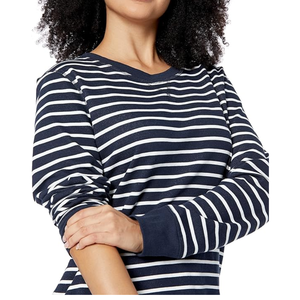 Sudadera de Mujer de Alta Calidad, Estilo Vintage, con Estampado Francés, Cuello Redondo, Material de Poliéster/Algodón - Product Image 4