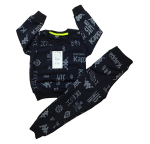 Ensemble de vêtements décontractés pour femmes, imprimé, 2 pièces, col rond, sweat-shirts à manches longues, ensemble de shorts, 100% coton, tissu tricoté, écologique - Product Image 2