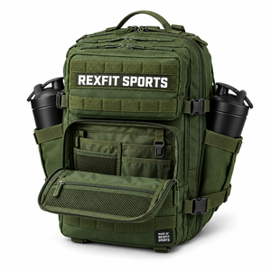 Heavy Duty Gym Training Backpack Custom Design Utility Storage <b>Bag</b> with Adjustable Side Buckles and Multiple <b>Compartments</b> <b>travel</b> - Product Image 1