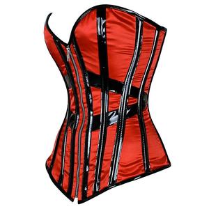 เสื้อครอเซ็ทวินเทจสำหรับผู้หญิง เซ็กซี่ กระชับสัดส่วน ระบายอากาศได้ดี ดีไซน์ทันสมัย ผ้าปักลาย สำหรับสาวพลัสไซส์ - Product Image 4