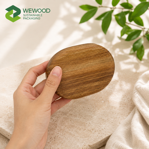 Porte-savon en bois massif écologique, porte-savon en bois naturel pour salle de bain, comptoir de cuisine - Product Image 3