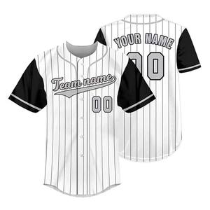 Camiseta de Béisbol Retro para Hombre, Tejido de Malla Transpirable Estampado, con Número Personalizable y Mangas Cortas - Venta al Por Mayor - Product Image 4