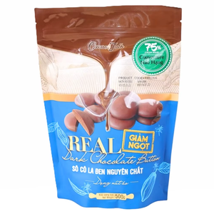 Fabricación Profesional, Venta al por Mayor, Pedidos OEM/ODM, Chocolate Puro HALAL, Botones de Chocolate Negro Real con 75% de Cacao, Suministro para Repostería - Product Image 1