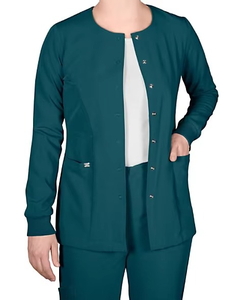 Summer Fashion Medical Uniforms <b>for</b> Women <b>Men</b> V-neck Nursing Outfits 4-Way Stretch Scrubs Sets Polyester Spandex Woven Top Pants - Product Image 6