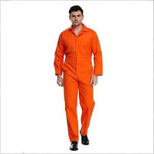 Combinaison de travail de sécurité durable à manches longues pour hommes, combinaison industrielle, construction, entrepôt, ANSI classe 1, imperméable, LED Flash - Product Image 3