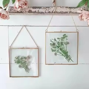 Stylish Metal Glass Photo <b>Frame</b> Hanging Wall <b>Picture</b> Holder Modern Interior Decoration Elegant Home Display <b>Frame</b> - Product Image 4