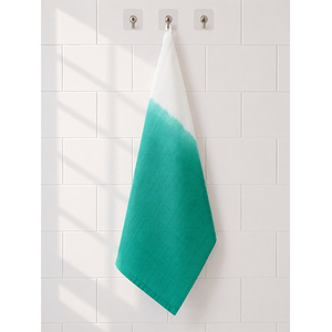 Ombrey Dye Tea <b>Towel</b> Linen <b>Kitchen</b> <b>Towel</b> Absorbent Dish Drying Napkin Home Dining Decor - Product Image 1