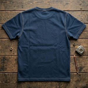 เสื้อยืดผู้ชายผ้าฝ้าย 100% หนานุ่ม พิมพ์โลโก้ได้ตามต้องการ สไตล์วินเทจ สำหรับงานหนัก มีกระเป๋าและตะเข็บเสริมความแข็งแรง - Product Image 2