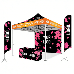 Tenda Pop-up 10x10 Impermeabile e Ignifuga per Fiere, Gazebo Personalizzato con Logo Stampato per Esposizioni all'Aperto - Product Image 5