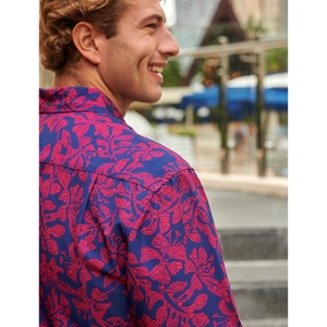 เสื้อเชิ้ตพิมพ์ลายเฉพาะตัวสำหรับผู้ชาย ลายศิลปะ แฟชั่นทันสมัย - Product Image 2
