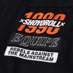 Lote de Shoyorol Negro en Oferta # Kimono Brasileño de Jiu Jitsu BJJ 105, Uniforme 100% Algodón Transpirable con Logotipo Personalizado, Unisex para Adultos - Product Image 2
