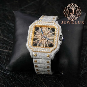Montre Hip Hop en Diamant Moissanite Premium pour Hommes, Montre-Bracelet de Luxe Étanche pour Usage Quotidien et Événements Spéciaux en Vente - Product Image 6