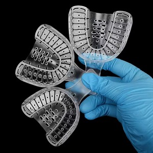 BAFA SURGICAL INSTRUMENTS Bandeja de Impresión para Implantes Dentales S/M/L, Soporte de Dientes de Plástico de Alta Temperatura, Material para Herramientas Dentales - Product Image 6