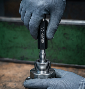เกจวัดเกลียวแบบ Unified Thread Plug Gauge 2B 7/16"X14UNC, 7/16"X20UNF, 7/16"X28UNEF ชุด GO+NOGO สำหรับตรวจสอบเกลียวขวา/ซ้าย พร้อมใบรับรองการสอบเทียบ NABL - Product Image 3