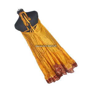 Nuevo Vestido Largo de Seda Estilo Bohemio Vintage para Mujer, Elegante Vestido de Playa Multicolor sin Mangas con Cuello en V para Adultos, Vestido de Noche - Product Image 2