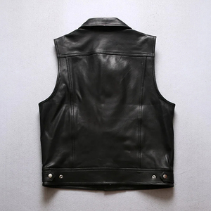 Chaleco de Cuero para Hombre de Último Diseño y la Mejor Calidad a Precio de Mayoreo, Colores Personalizados, Talla Ajustable, Chaleco de Cuero para Hombre, Ropa Casual - Product Image 2