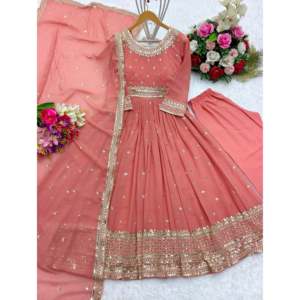 Designer Pent and Dupatta-Included Party Wear Gown for Club Occasions - Product Image 6