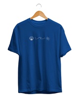 T-shirt décontracté pour femme en coton biologique 100 % lavé, col rond, imprimé, personnalisable avec logo brodé, tricoté, écoresponsable