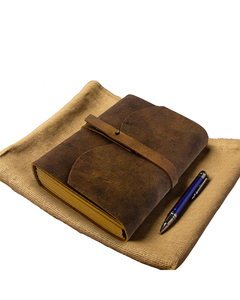 Ensemble de carnets en cuir faits à la main, carnets de voyage personnalisés, ensemble de carnets lignés, cadeau d'écriture haut de gamme pour hommes, femmes et écrivains - Product Image 1