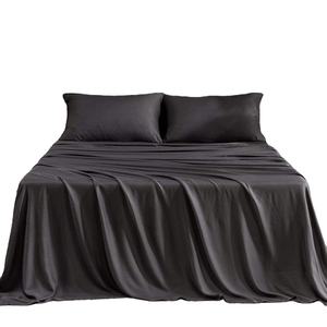 Hot Selling Summer Luxury Bamboo Bedding Cool <b>Sheet</b> Set <b>Flat</b> <b>Fitted</b> <b>Sheet</b> Sets - Product Image 3