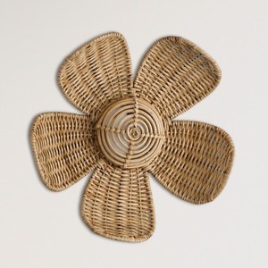 Rattan wall accessory cheapest cost children party decoration woven ornament crafted by hand - Product Image 1