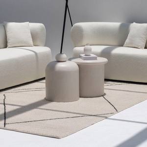 ชุดโต๊ะกาแฟไมโครคอนกรีตสีขาวนวล Vandana Astra Terra จำนวน 2 ชิ้น สำหรับตกแต่งบ้านสไตล์โมเดิร์น - Product Image 1